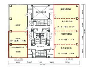 基準階　平面図